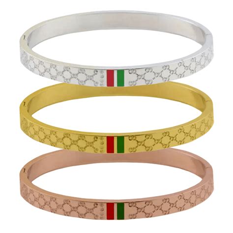 gucci gold bangle bracelet|gucci bangle price.